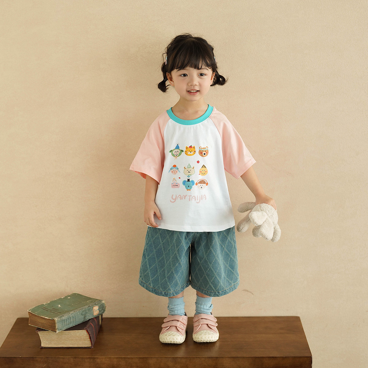 【69元任选2件】女童短袖t恤2026新款夏装女宝宝上衣洋气儿童衣服,淘宝优惠券,粉丝福利购,淘宝优惠卷