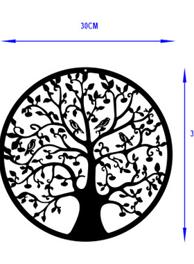金属生命之树艺术墙摆件家居墙装饰Metal Tree of life剪影镂空