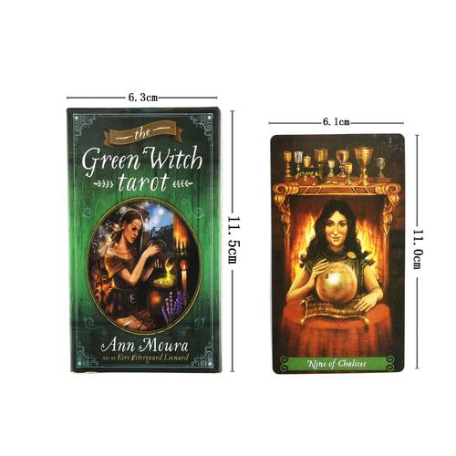 The Green Witch Tarot格林绿全英文游戏卡-图1