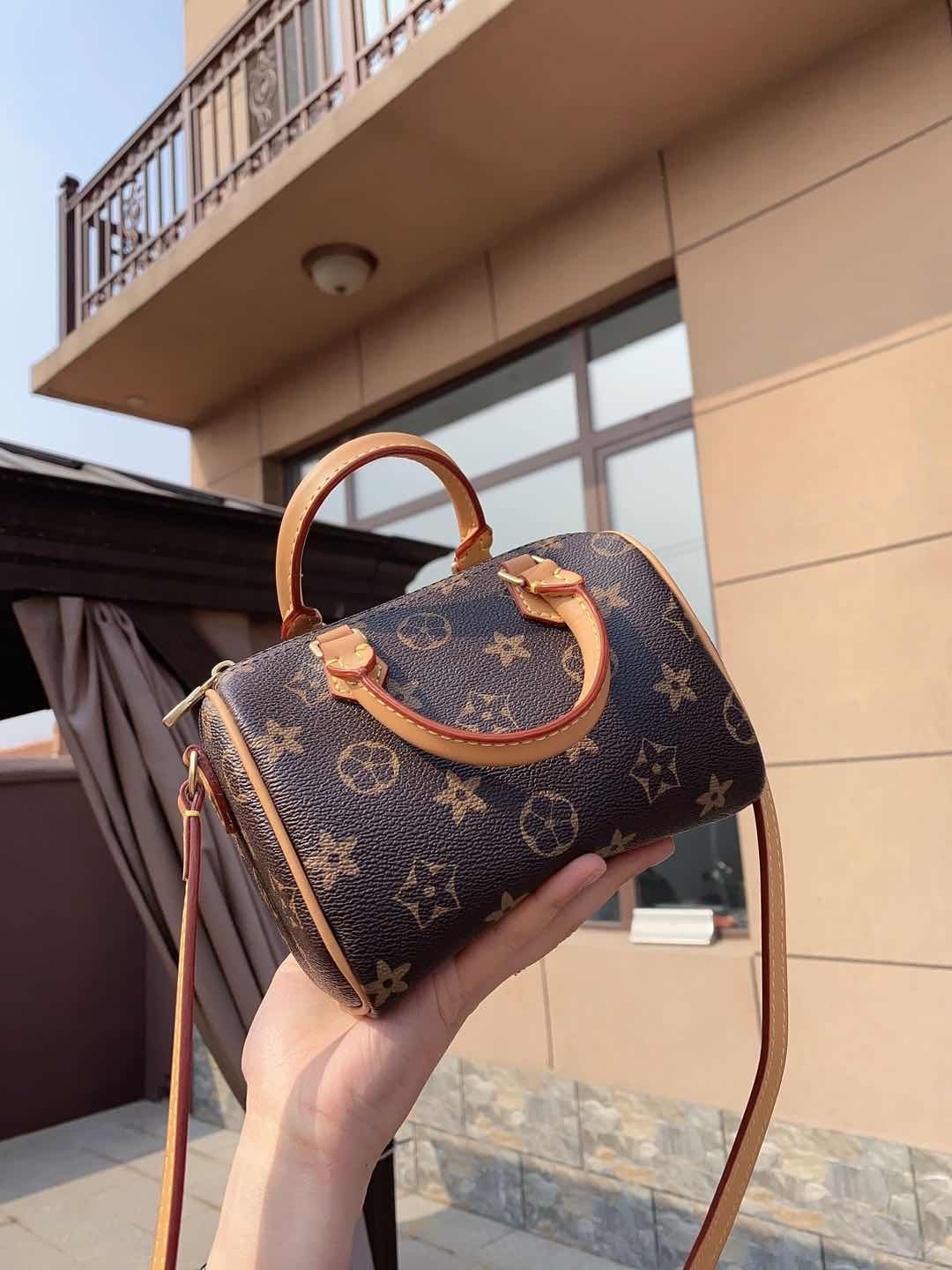 金禾鸟老花迷你16cm可爱mini手机包 金禾鸟女士包袋