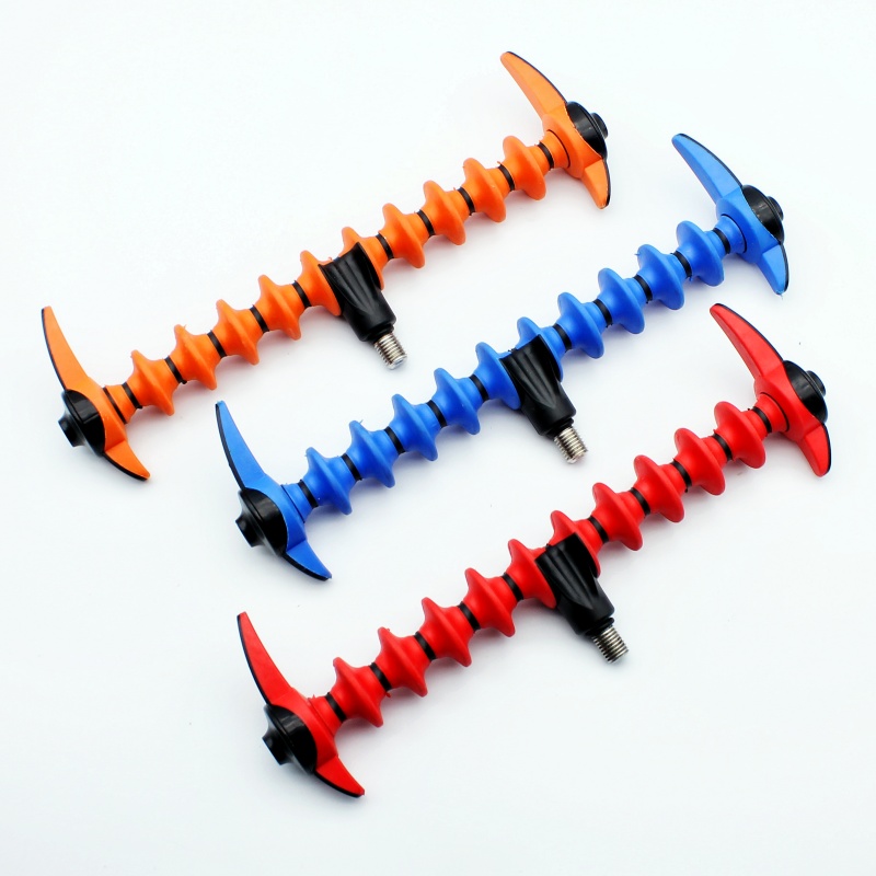 欧式飞德钓鱼竿支架防滑Feeder多功能可变支架头矶竿滑漂路滑杆架 - 图0