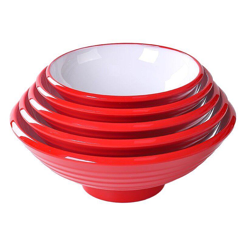 密胺牛肉面碗商用加厚拌面碗麻辣烫碗餐厅面馆专用拉面碗螺狮粉碗