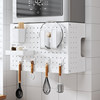 Geyunju gas water heater pipe shielding cover hole plate kitchen wall hanging below ugly boiler storage rack