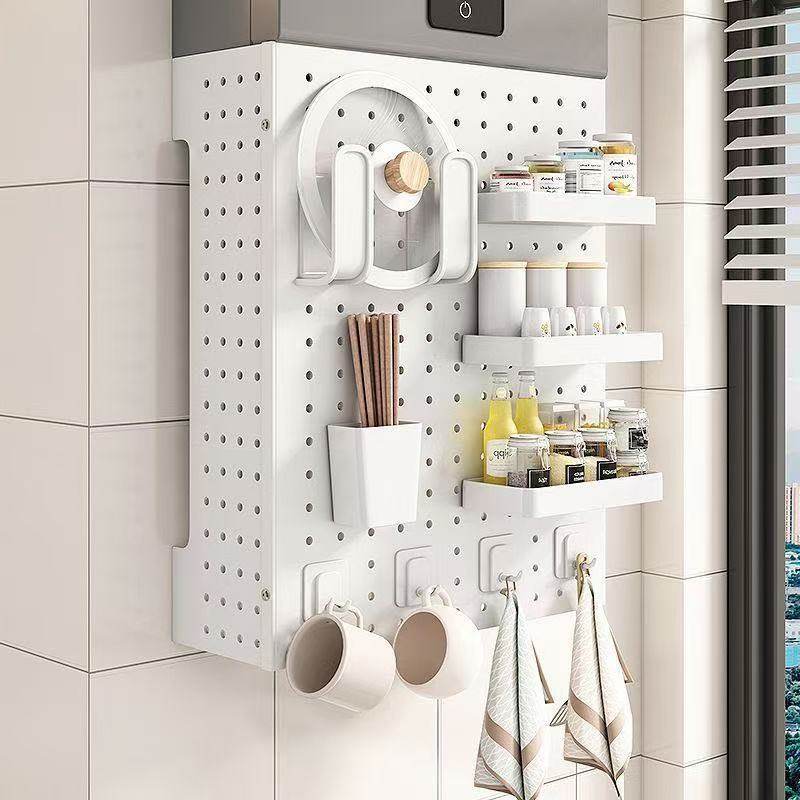 阁云居燃气热水器管道遮挡罩洞洞板厨房壁挂下方遮丑锅炉置物架,淘宝优惠券,粉丝福利购,淘宝优惠卷