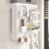 Geyunju gas water heater pipe shielding cover hole plate kitchen wall hanging below ugly boiler storage rack
