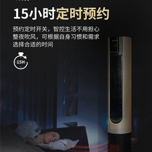 格力塔扇冷暖两用取暖器家用电风扇遥控无叶风扇变频式风扇落地扇 - 图1