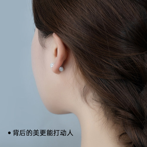 钛钢耳骨钉养耳洞耳钉女款高级感边缘独特螺丝拧扣耳环耳蜗钉耳饰 - 图2
