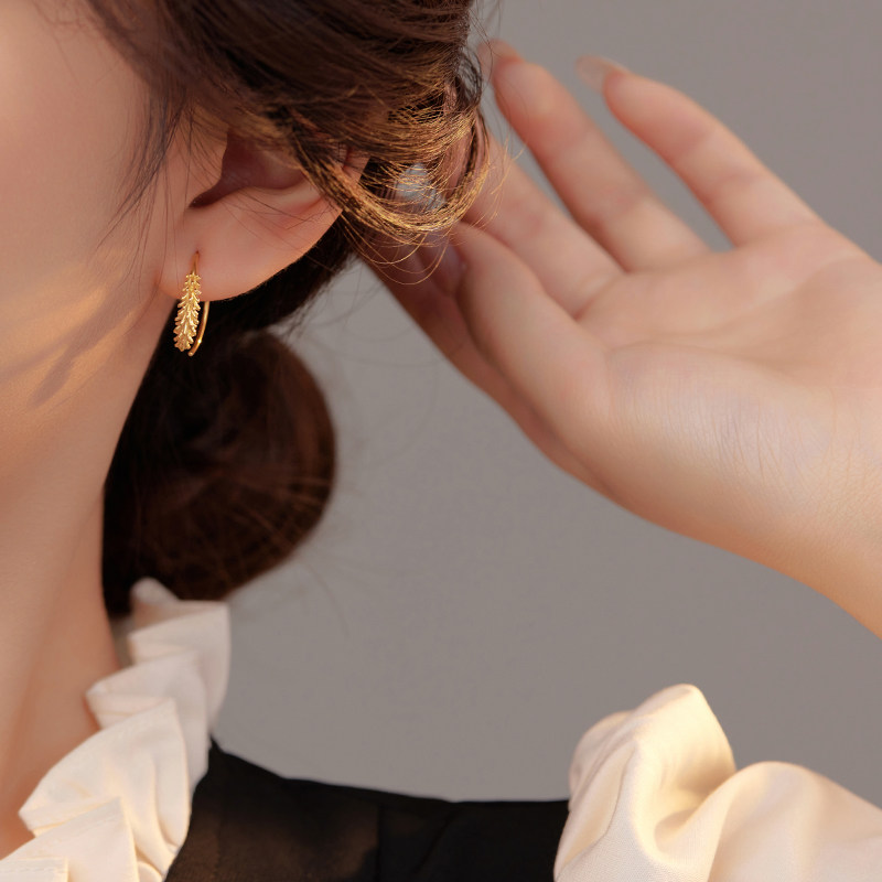 麦穗耳环925纯银2026新款爆款高级感轻奢度假风耳钉耳圈耳钩耳饰,淘宝优惠券,粉丝福利购,淘宝优惠卷