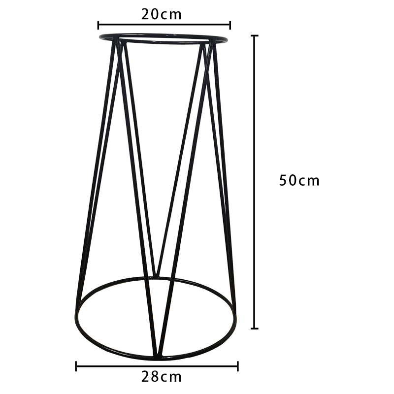 简易绿萝铁艺花架子支架落地花架室外花几阳台金属户外定制花盆架