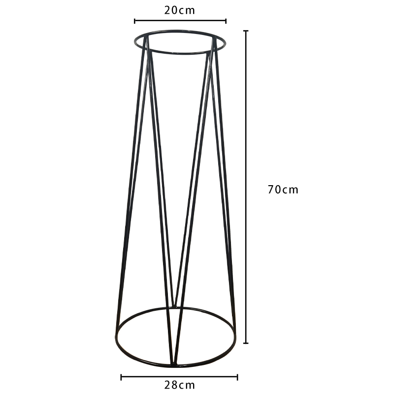 简易绿萝铁艺花架子支架落地花架室外花几阳台金属户外定制花盆架