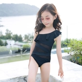 Детский пляжный брендовый купальник для плавания, популярно в интернете, открытые плечи, 8 лет