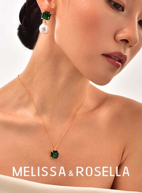 Melissa&Rosella 戚薇同款冰花吊坠气质项链锁骨链简约ins小众