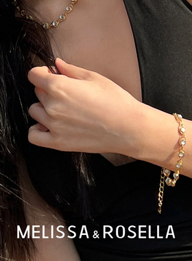 女铜镀K金轻奢小众简约气质手链