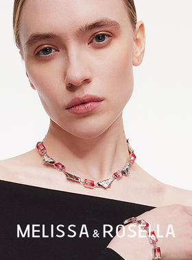 甜酷铜镀18K金女拼接金属项链