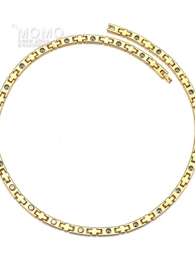 钨钢磁石防辐射抗疲劳保健钛项圈