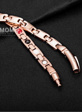 玫瑰金磁疗保健抗疲劳防辐射项圈