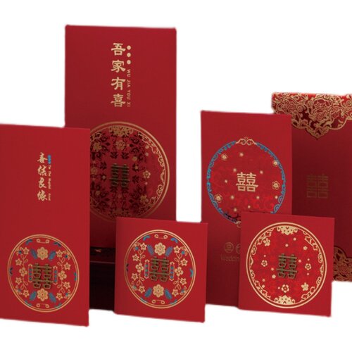 红包2023新款结婚闺蜜个性创意婚庆婚礼利是封专用小号万元红包袋 - 图3