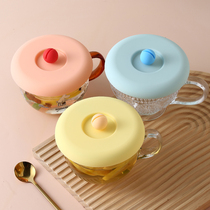 Cup Lid Universal Silicone Cup Lid Large Diameter Cup Lid Silicone Food Grade Breakfast Cup Lid Anti Dust Mark Cup Lid