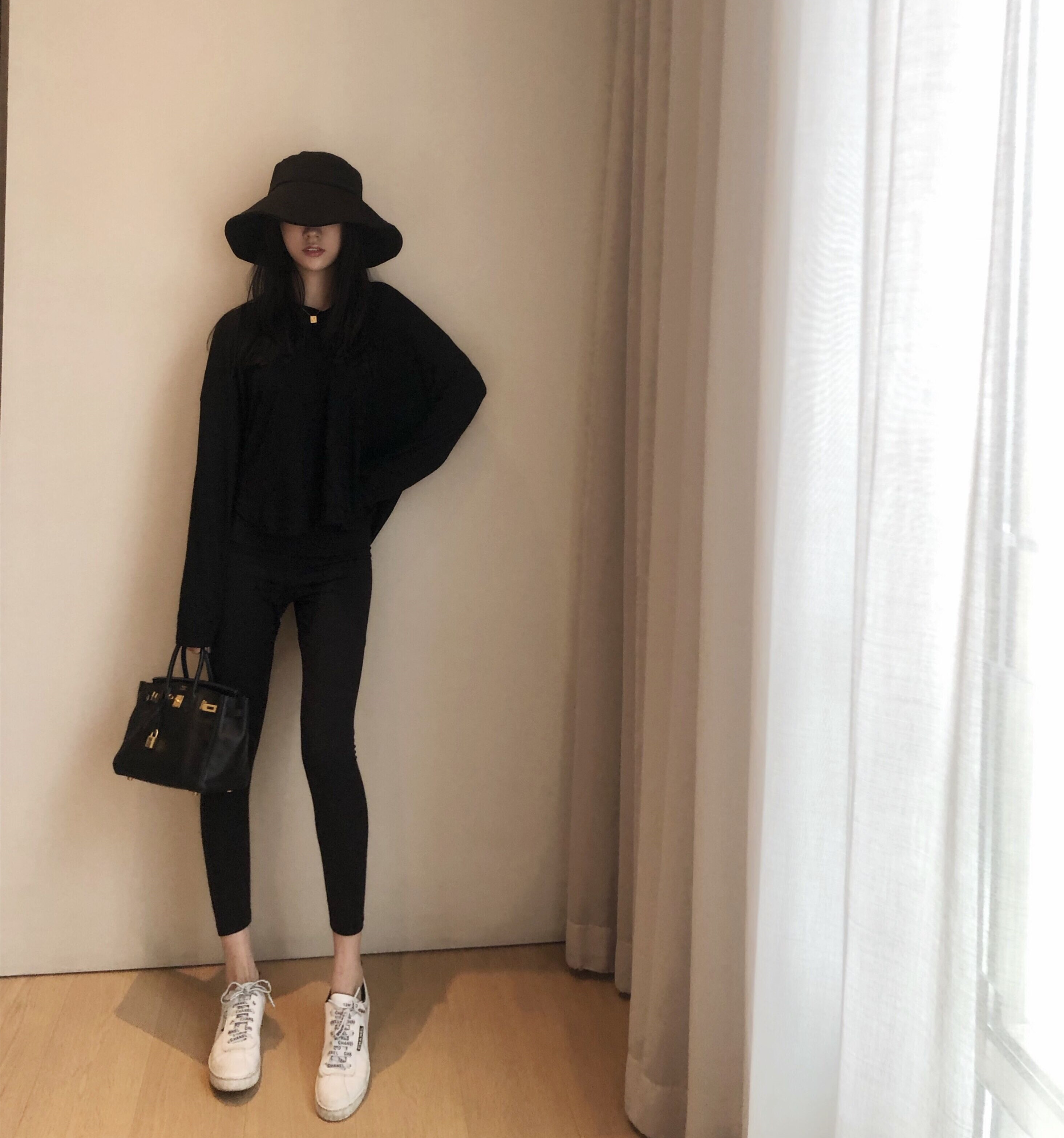 超火弹力打底裤九分紧身健美瑜伽裤黑色无痕外穿女 秋冬新款 19 ins 超火弹力打底裤九分紧身健美瑜伽裤黑色无痕外穿女 秋冬新款 19 ins