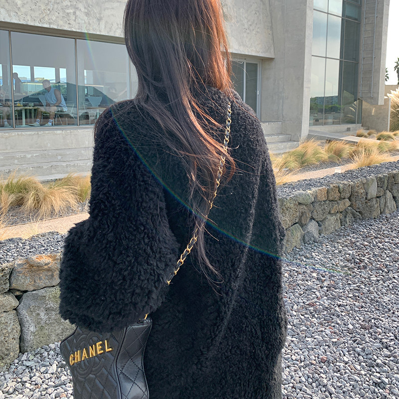 alex stevens 颗粒绒羊羔毛短款外套女冬季加厚宽松毛毛外套皮草,淘宝优惠券,粉丝福利购,淘宝优惠卷