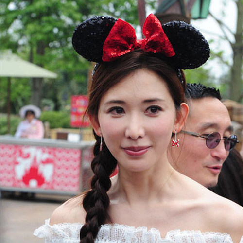 迪士尼发箍可爱米奇米妮蝴蝶结头饰头箍星黛露朱迪兔耳朵发卡新款 - 图2