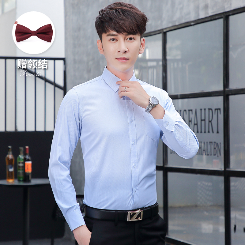 萨巴维伴郎服装男兄弟装团礼服婚礼韩版衬衣西裤修身结婚抢亲服装 - 图2