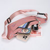 Three-layer storage running mobile phone bag men's and women's sports waist bag