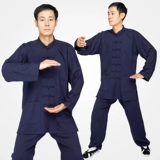 Летнее белье боевые искусства Тайджи одежда, практикующая халат, даосский житель боевых искусств, производительность медитации, хлопка и белья в дышах.