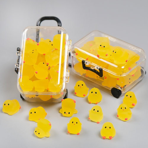 夜光小鸡饰品配件可爱创意车载饰品摆件幼儿园礼物学生奖励小礼品 - 图0