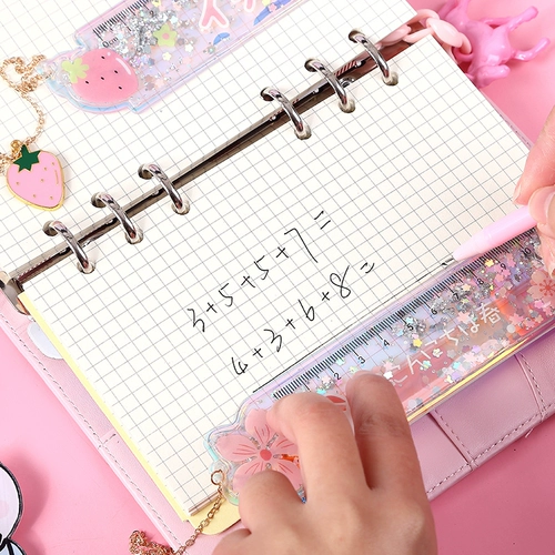 Креативная мультяшная милая линейка, канцтовары для школьников, подвеска