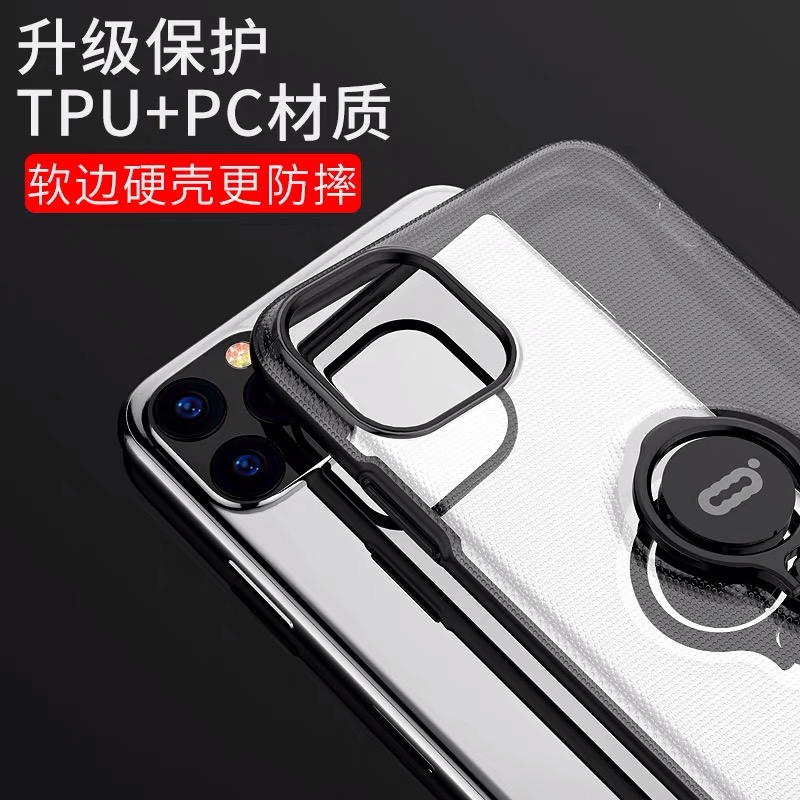 适用于iphone11pro手机壳创意全包防摔苹果11maxpro壳轻薄透明气囊pormax支架车载磁吸指环男女抖音同款潮牌-图2