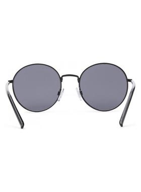 代购VANS女士太阳镜防紫外线遮光抗强光清晰视野圆形金属黑色