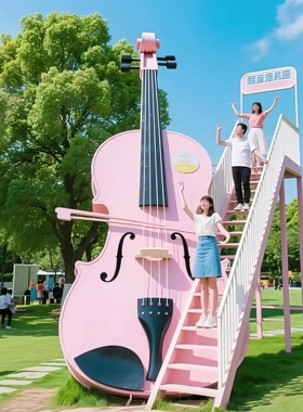 户外大型音乐主题雕塑装饰摆件