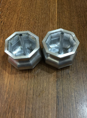 纯锡八角水盂手工制作道家法器
