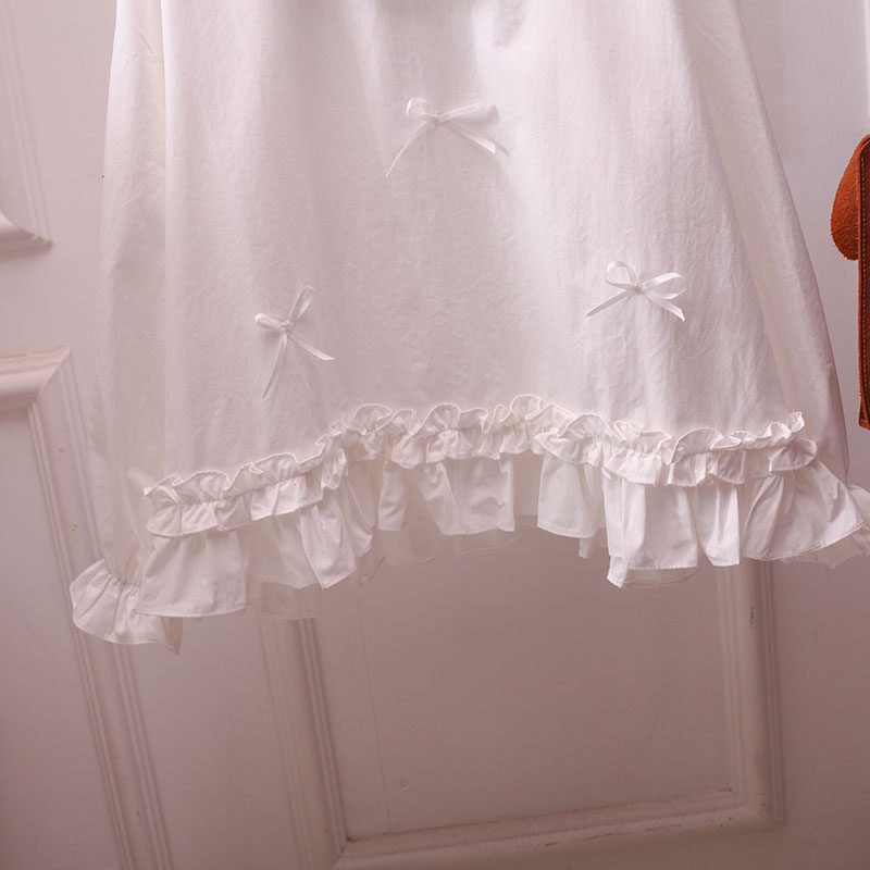 日系森女风荷叶边花边领白衬衫女娃娃衫长袖宽松百搭甜美上衣打底,淘宝优惠券,粉丝福利购,淘宝优惠卷