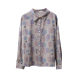Women's loose Japanese long-sleeved cotton shirt