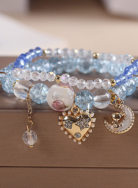 手链手环手镯饰品水晶学生