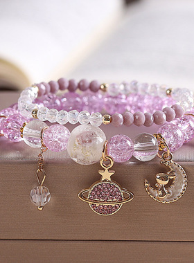 手链手环手镯饰品水晶学生