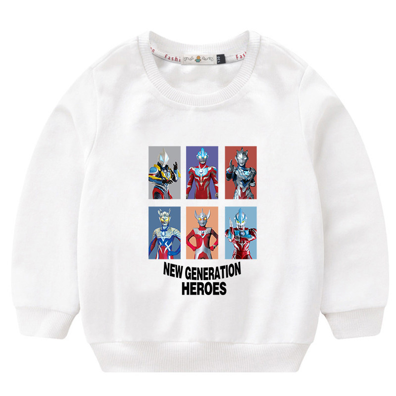 奥特曼联名男童秋冬加绒卫衣潮2025新款男孩纯棉上衣儿童亲子套装,淘宝优惠券,粉丝福利购,淘宝优惠卷