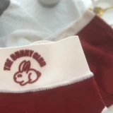 Оберег на день рождения, нижнее белье, комфортные штаны, красные трусы, средняя посадка, с акцентом на бедрах