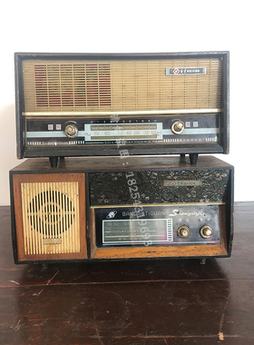 老物件怀旧收藏老式收音机70年代二手录音机农村复古装饰古董摆件