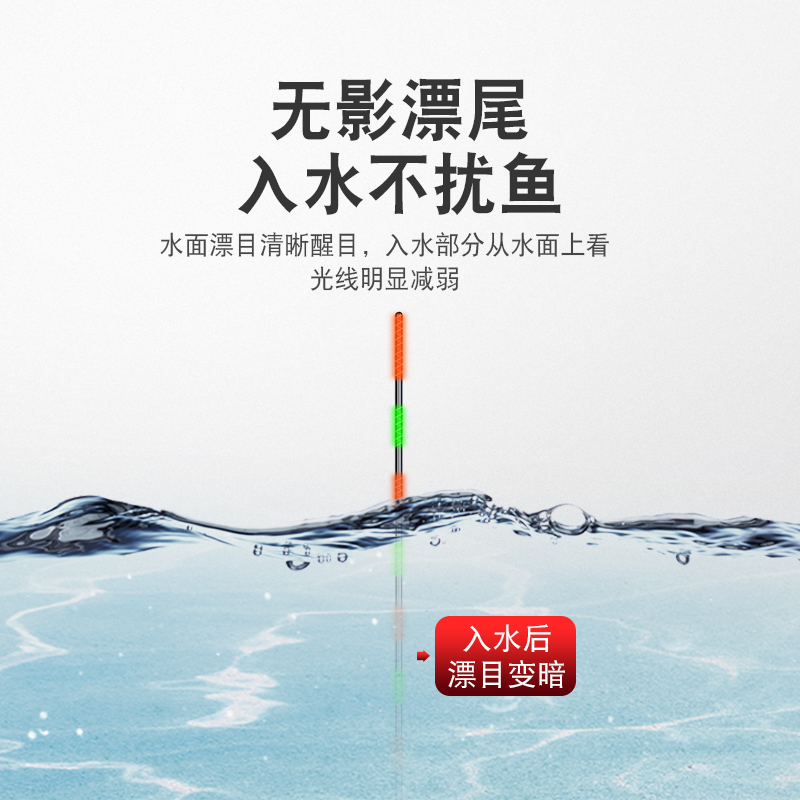 黄金眼重力感应夜光漂咬钩变色鱼漂正品官方电子漂日夜两用电子漂 - 图1