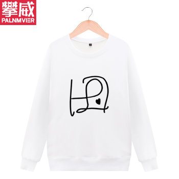 SHE hot stamping ລາຍເຊັນ Tian Fuzhen HEBE Ren Jiaxuan Selina peripheral sweatshirts jackets ເຄື່ອງນຸ່ງຫົ່ມສໍາລັບຜູ້ຊາຍແລະແມ່ຍິງ