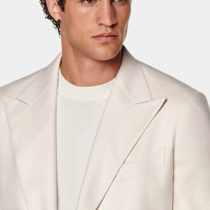 24秋冬新款SUITSUPPLY西服外套砂砾色桑蚕丝混纺修身男西装上衣,淘宝优惠券,粉丝福利购,淘宝优惠卷