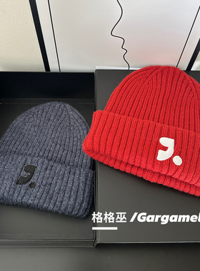 格格巫韩系针织毛线帽子女秋冬保暖加厚显脸小冷帽百搭堆堆帽潮流