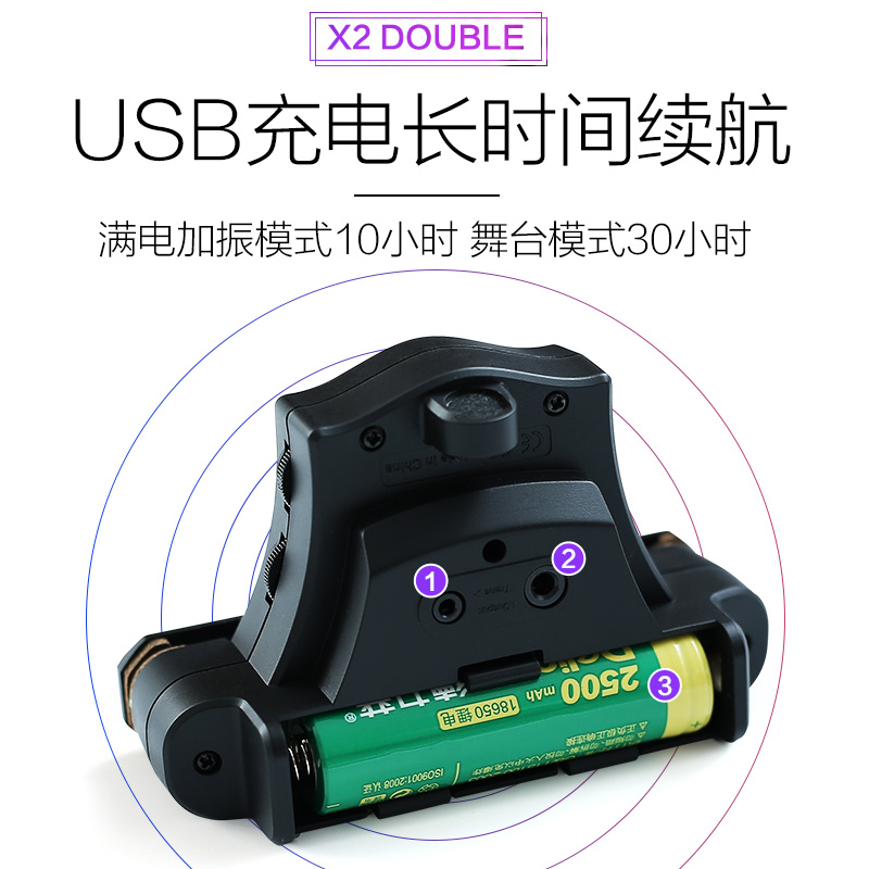 DOUBLE音孔加振拾音器民谣木吉他精灵G0同频加震扩音器免开孔演出
