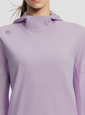 DESCENTE迪桑特WOMEN’S RUNNING系列吸湿速干防晒女士连帽卫衣