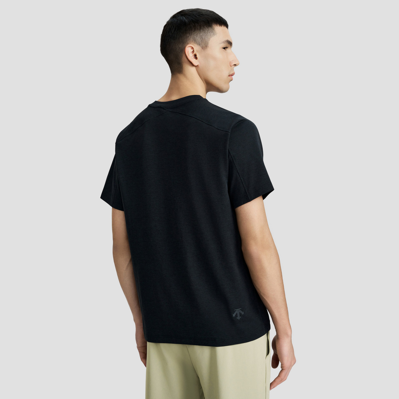 DESCENTE迪桑特DUALIS系列都市通勤男士TOUGH短袖针织衫T恤,淘宝优惠券,粉丝福利购,淘宝优惠卷