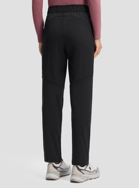 DESCENTE迪桑特WOMEN’S TRAINING系列女士薄绒梭织运动长裤秋冬