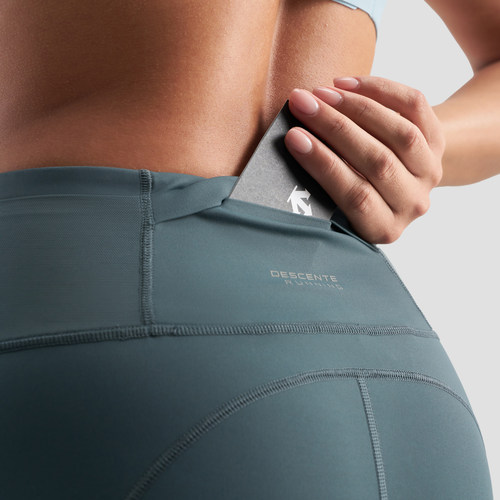 DESCENTE迪桑特BODY FIT女士吸湿速干凉感防晒高强度支撑紧身裤 - 图2
